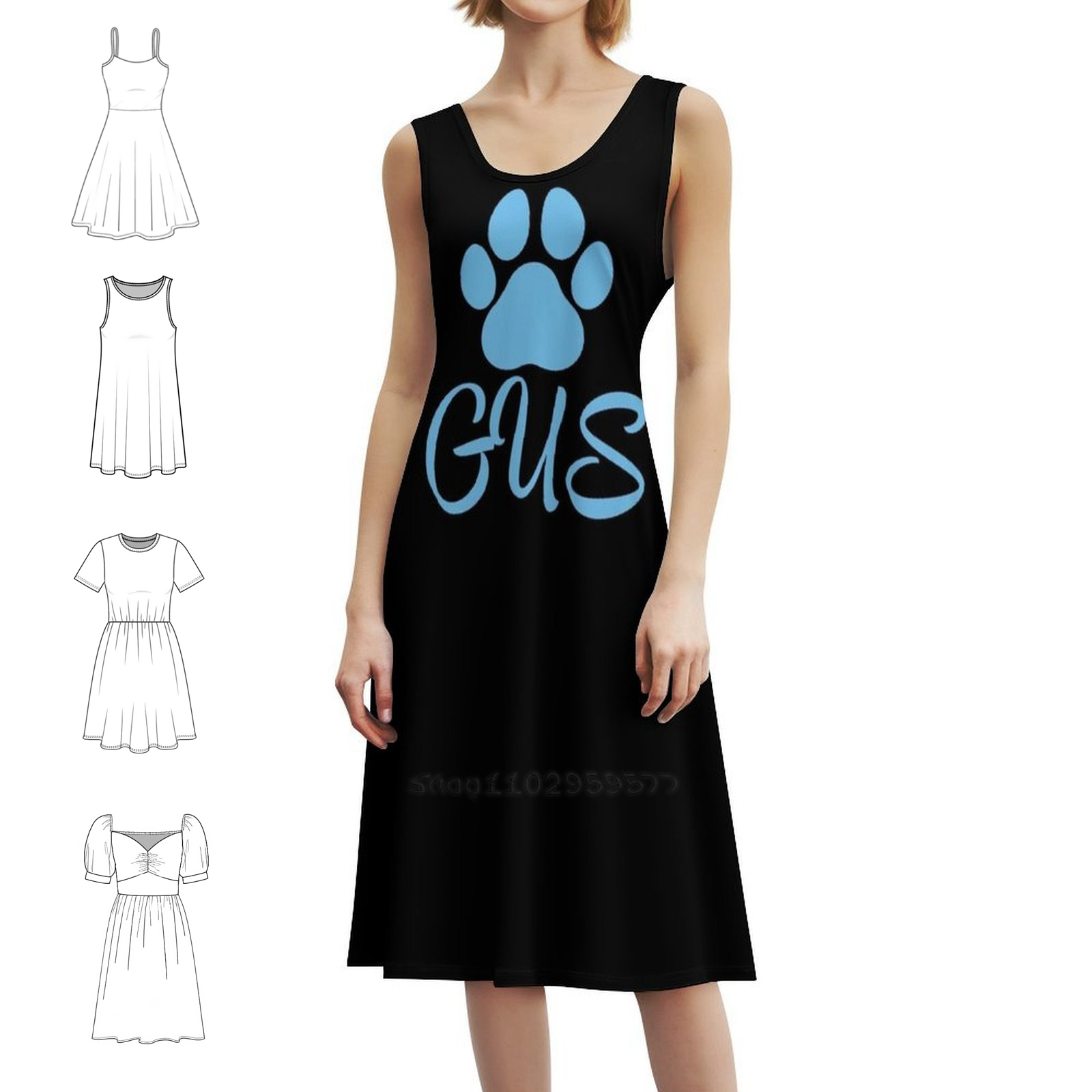Women Fashion Dress Names - ブルードッグ名ガス・ボホシックドレス エレガントファッション ビーチウェディングパーティードレス ガス ガス ガス