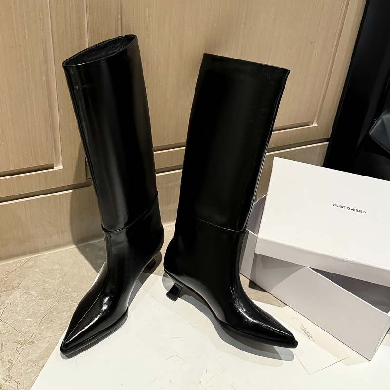 QUTAA ファッションニュース レディース ニーハイブーツ - Women'S Fashion Knee High Boots のレビューと価格