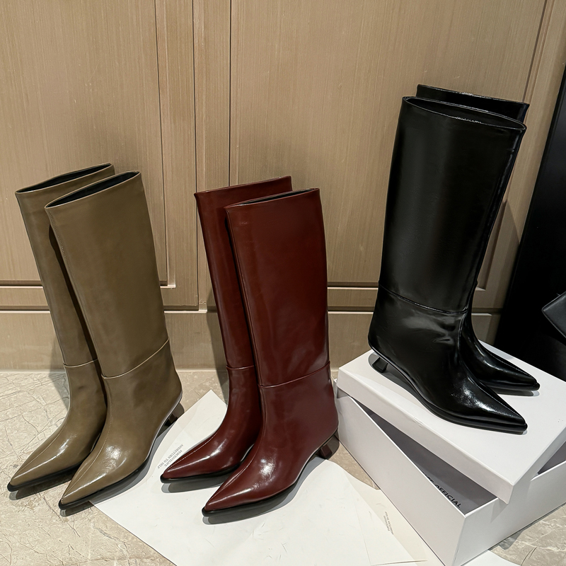 QUTAA ファッションニュース レディース ニーハイブーツ - Women'S Fashion Knee High Boots のレビューと価格