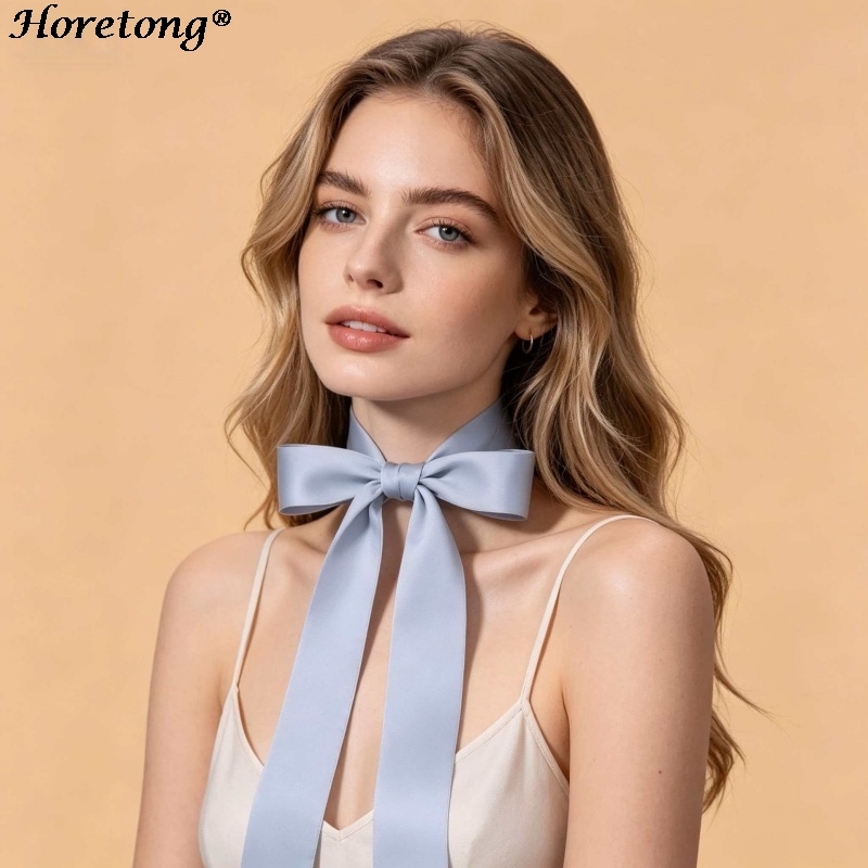 ホレトン2026新作190cmエクストラロングサテンスカーフ - Women Fashion Necktie のレビューと価格