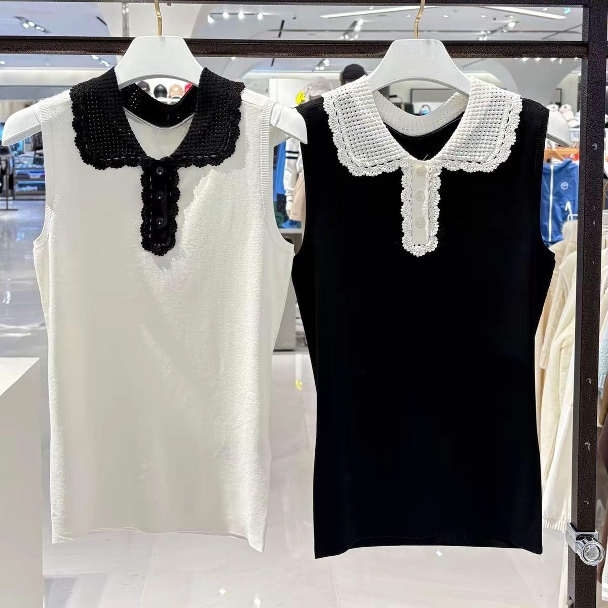 レディースラペルニットゴルフベスト 2026年春 ノースリー - Women'S Fashion Vest Tops のレビューと価格