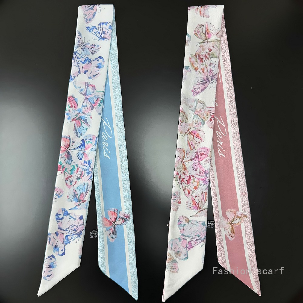 軽量花スカーフ女性の夏のアクセサリータロットスタイルネクタイ - Women Fashion Necktie のレビューと価格