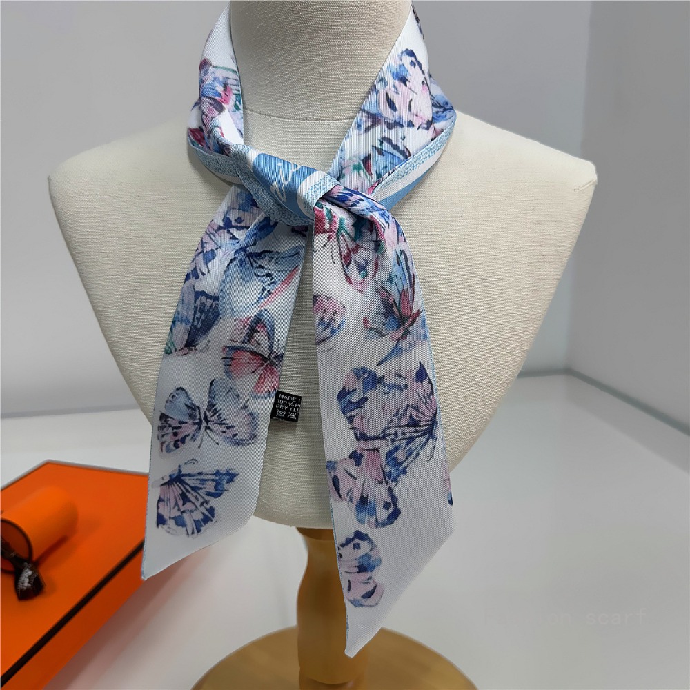 軽量花スカーフ女性の夏のアクセサリータロットスタイルネクタイ - Women Fashion Necktie のレビューと価格