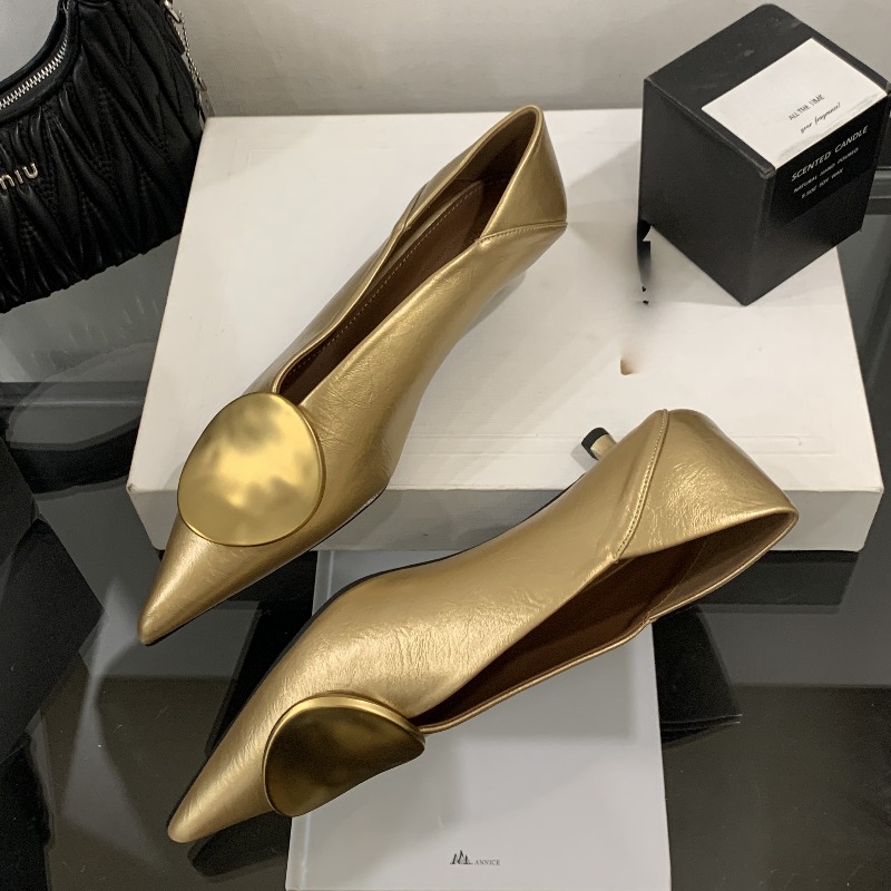 2025年春夏 ポインテッドトゥ スリッポン レディース フ - Women'S Fashion Shoes のレビューと価格