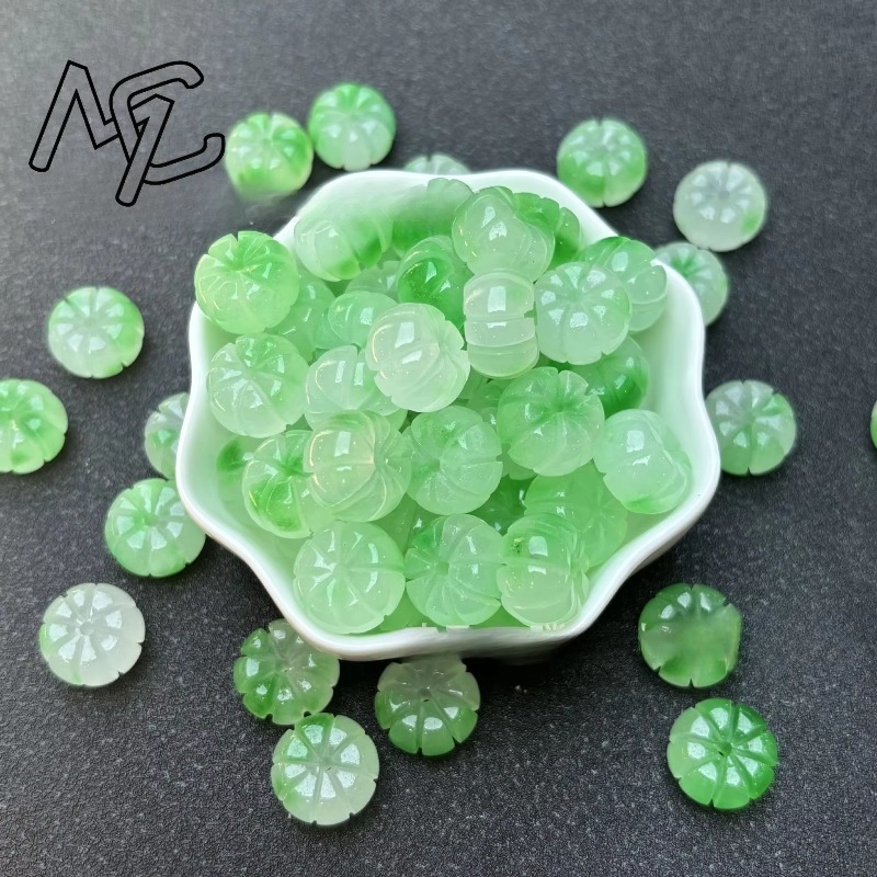 10 個グリーンヒスイカボチャビーズ DIY イヤリングブレ - Women'S Fashion Jewellery のレビューと価格