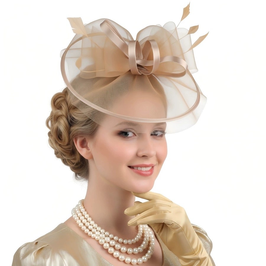 ファシネーターハット女性用ティーパーティーハット 1950  - Women'S Fashion Kentucky Derby のレビューと価格