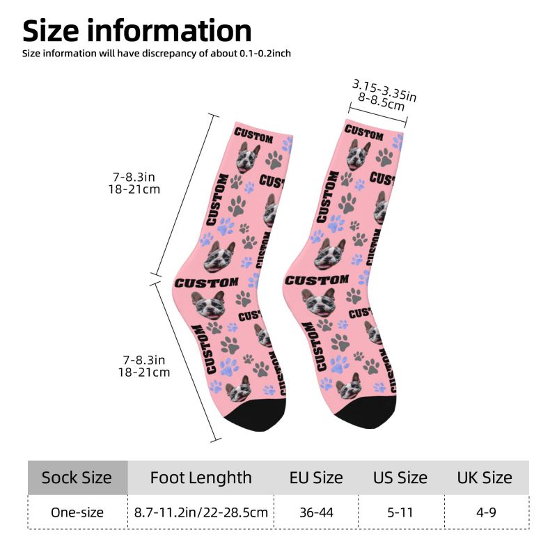 ペット写真カスタムドレスソックス メンズ レディース 暖かい - Women Fashion Dress Names のレビューと価格