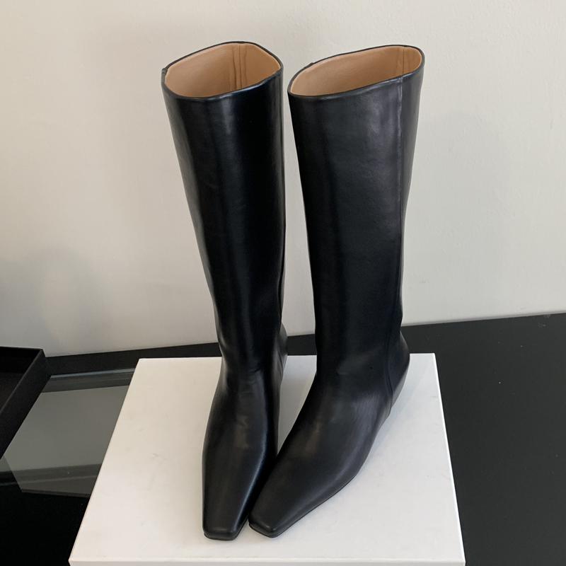 Eilyken ソフトレザー ポインテッドトゥ レディース  - Women'S Fashion Knee High Boots のレビューと価格