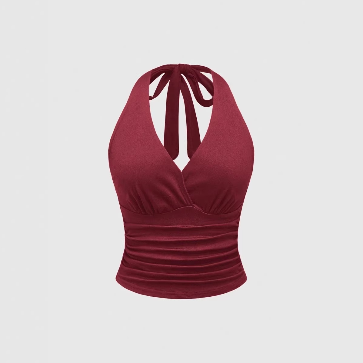 新作ファッション ホルターネック タンクトップ セクシー ソ - Women'S Fashion Vest Tops のレビューと価格