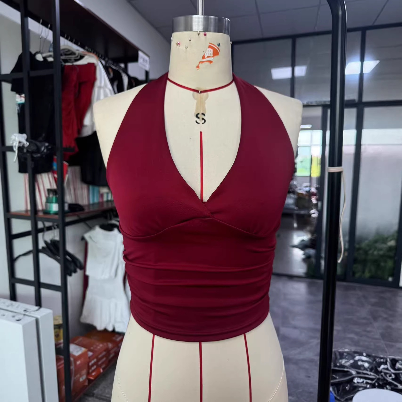 新作ファッション ホルターネック タンクトップ セクシー ソ - Women'S Fashion Vest Tops のレビューと価格