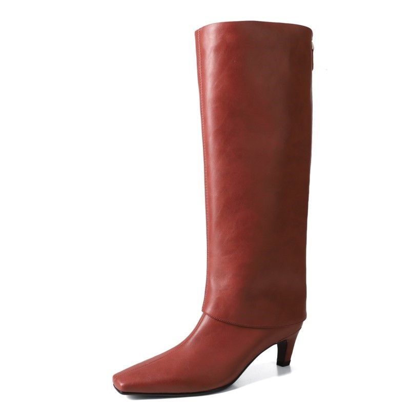 Dilalula 2026 本物の羊皮の女性のニーハイブーツ - Women'S Fashion Knee High Boots のレビューと価格