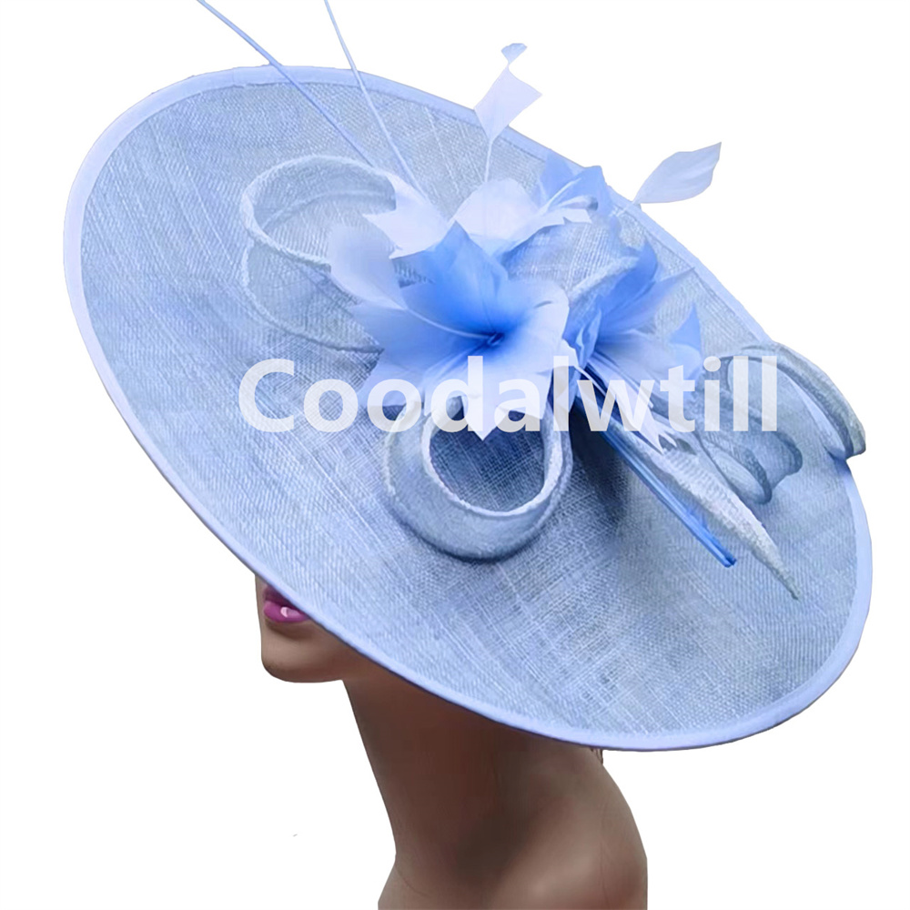 女性のためのロイヤルアスコットの大きな魅力的な帽子,大きな羽 - Women'S Fashion Kentucky Derby のレビューと価格