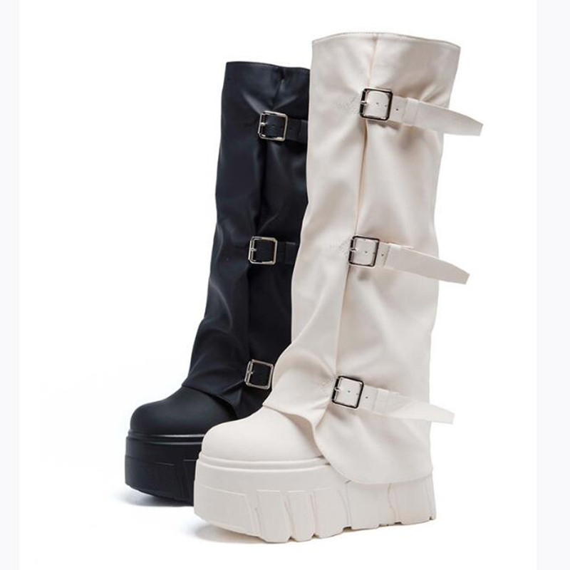 2026年新作ファッションブランド 秋冬 レディース プラッ - Women'S Fashion Knee High Boots のレビューと価格