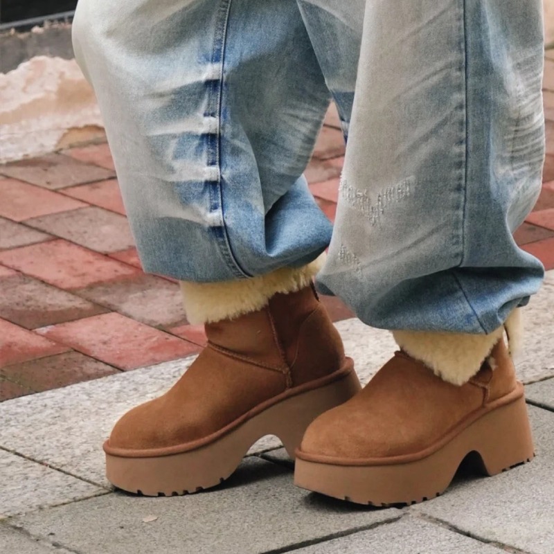 レディーススノーブーツ ファッションスエード カジュアル ミ - Women'S Fashion Korea のレビューと価格